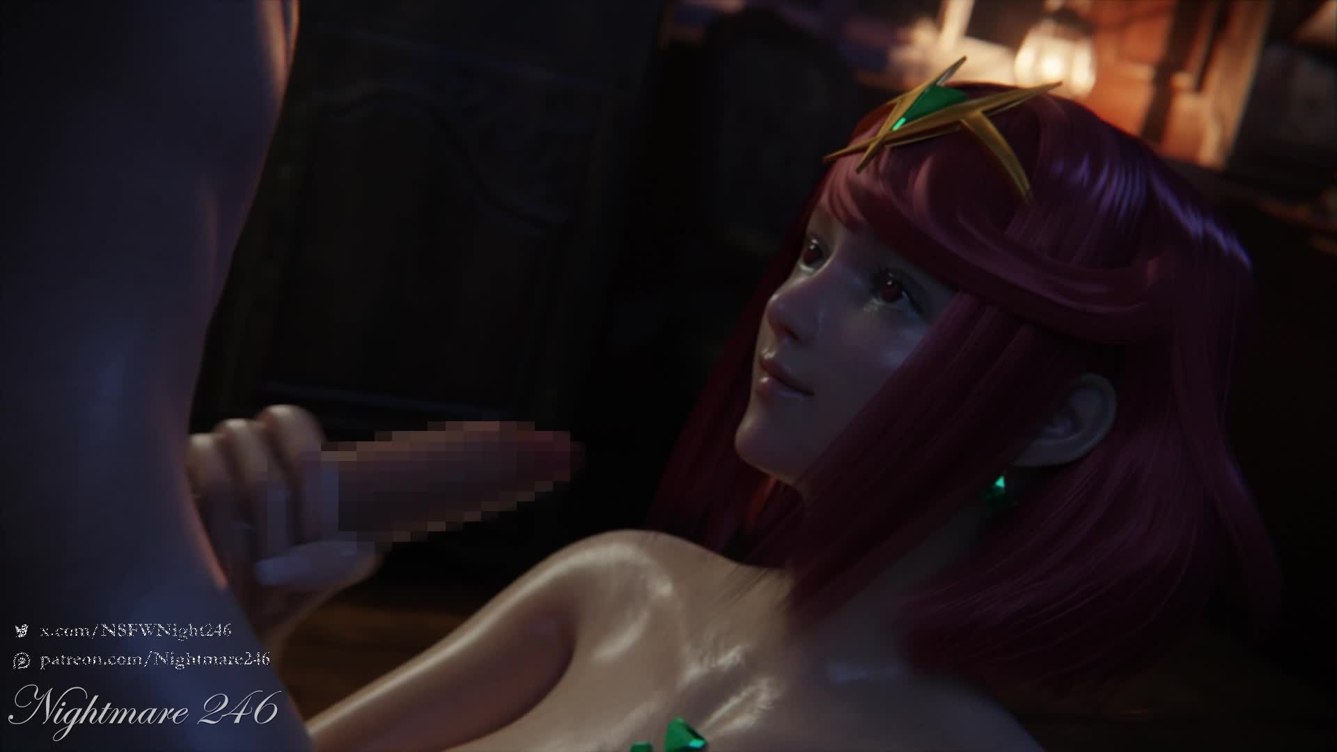 Pyra Blows Rex in Rain – Xenoblade Chronicles 2 NSFW animation thumbnail