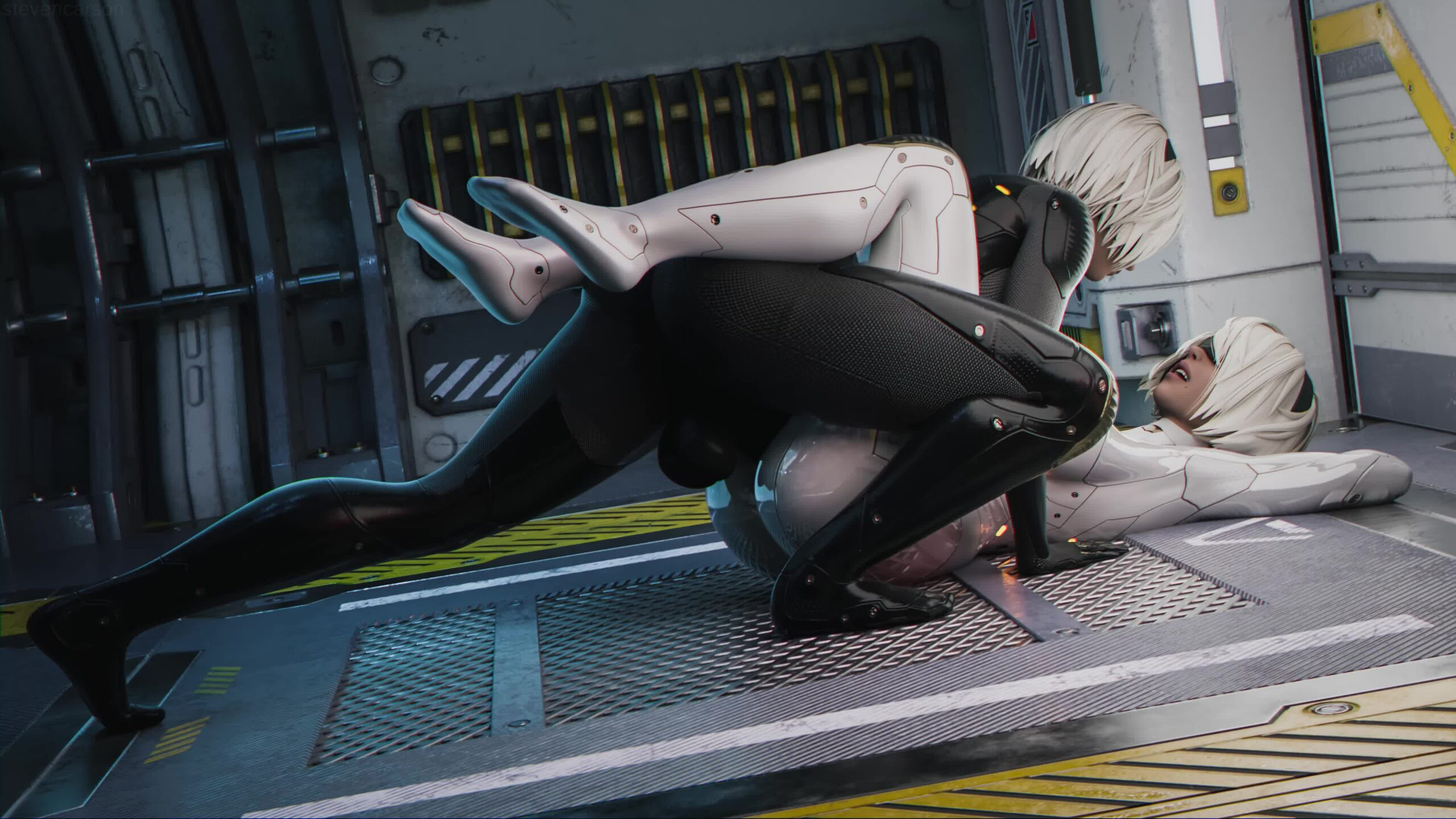 2B’s Latex Missionary Creampie – Nier: Automata NSFW animation thumbnail