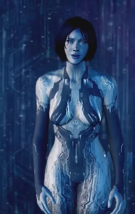 Cortana Strips Nude-Halo NSFW animation thumbnail