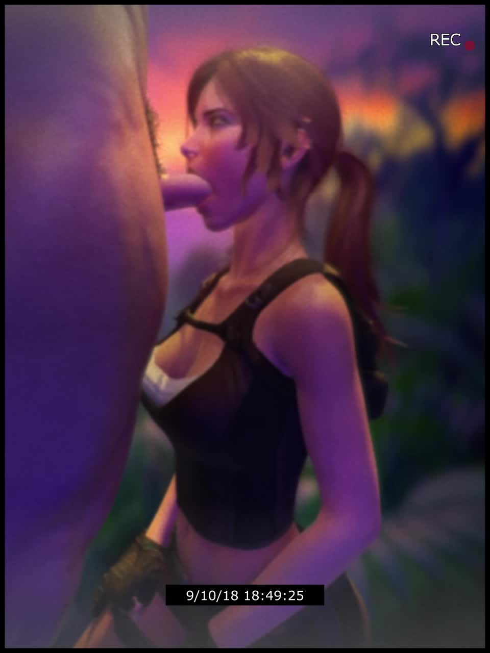 Lara Croft’s Sloppy Handjob – Tomb Raider NSFW animation thumbnail