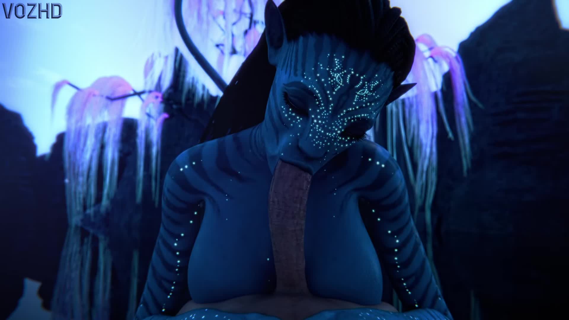 Neytiri’s Deepthroat Cum Swallow-Avatar NSFW animation thumbnail