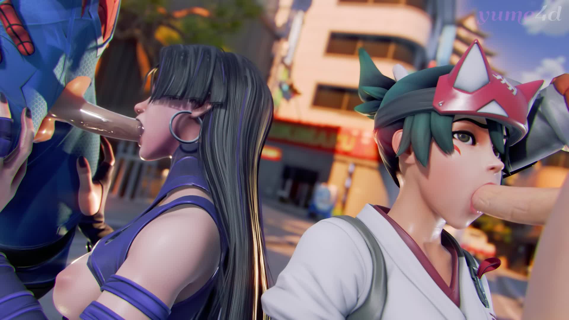 Kiriko, Psylocke Blowjob – Marvel Rivals NSFW animation thumbnail