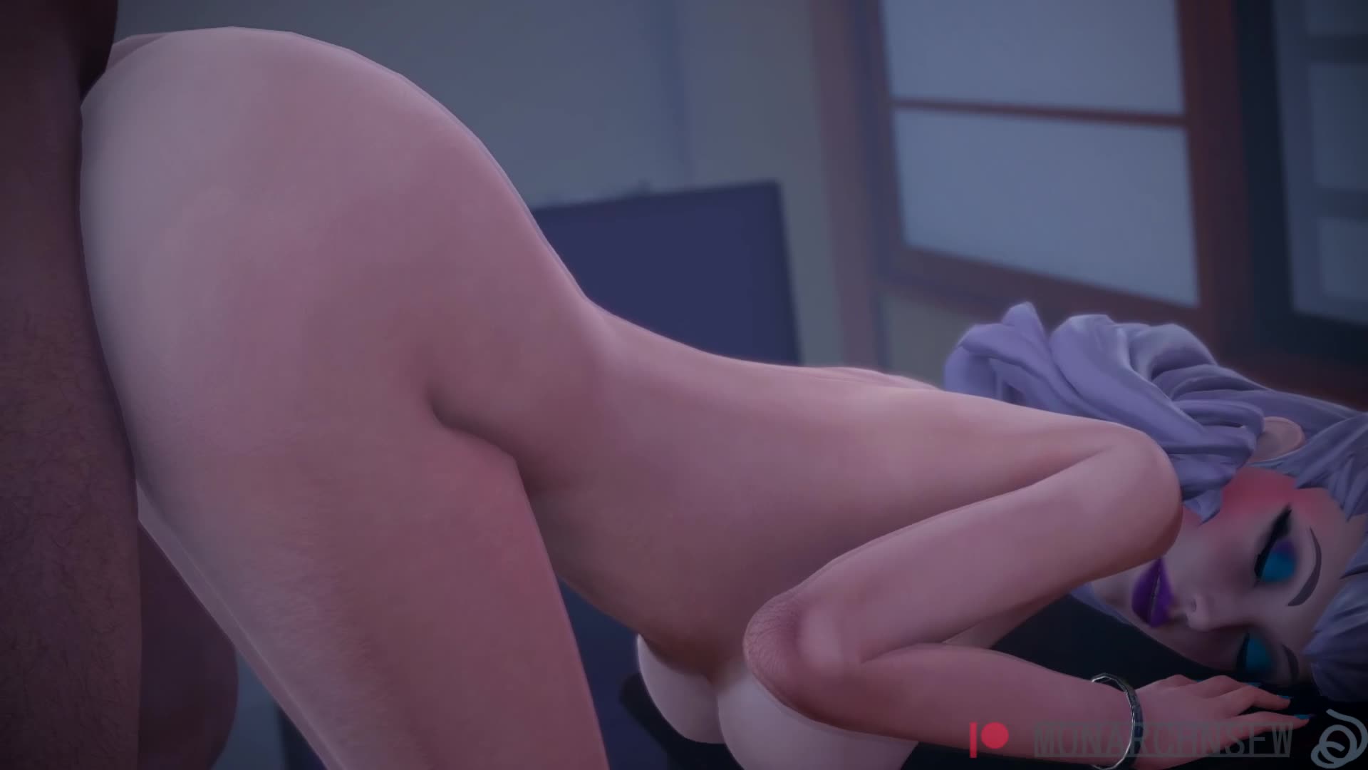 Thick Cock Destroys Evelynn’s Throat and Pussy -League of Legends NSFW animation thumbnail