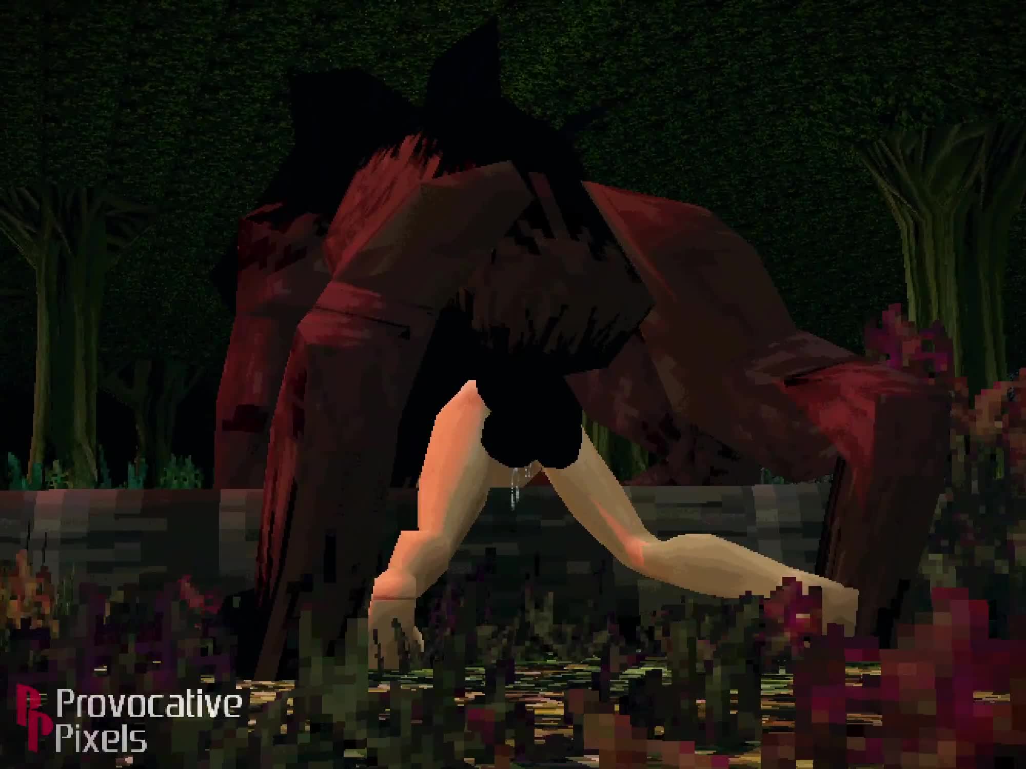 Lara Croft’s Pussy Knot-Fucked by Wolf – Tomb Raider NSFW animation thumbnail