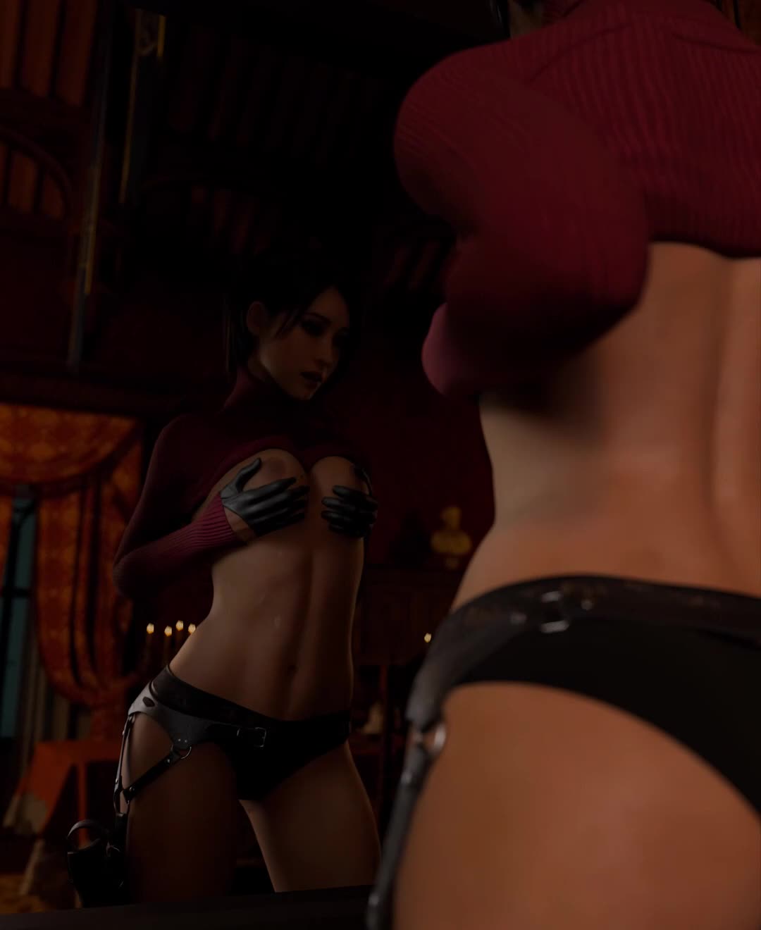 Ada Wong Gropes Breasts – Resident Evil NSFW animation thumbnail