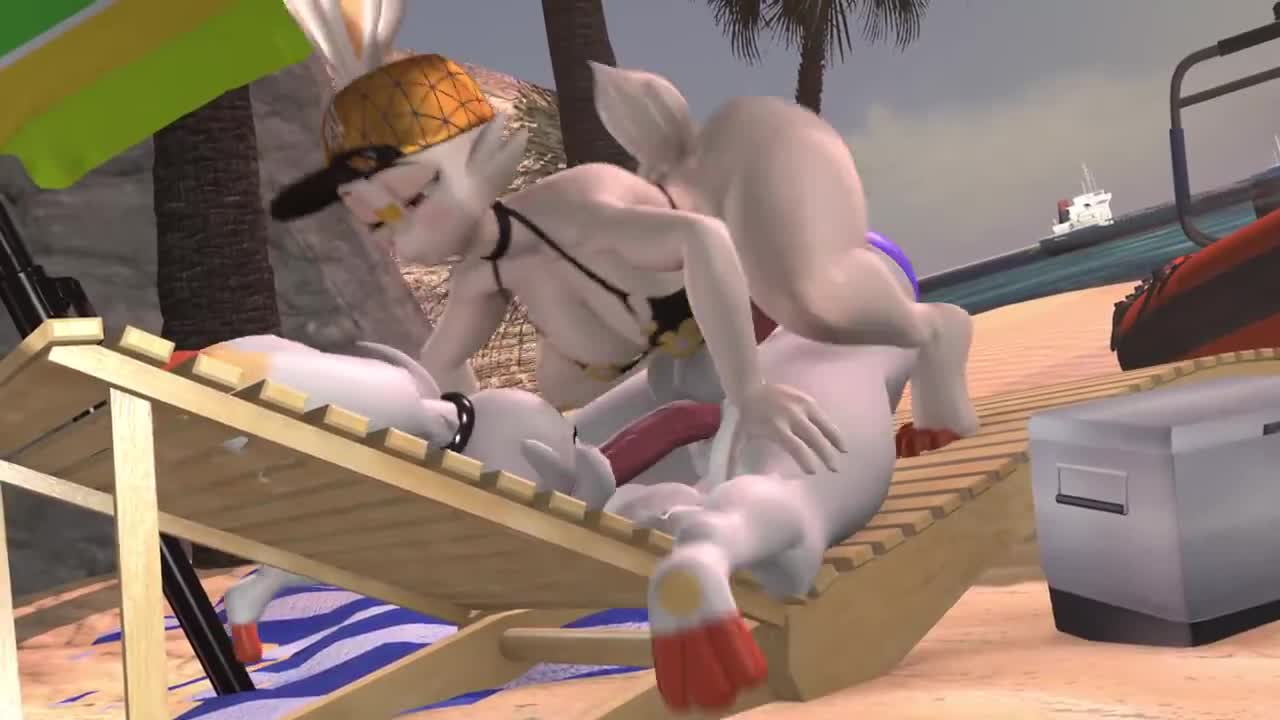 Scorbunny’s Futa Beach Fuck – Pokemon NSFW animation thumbnail