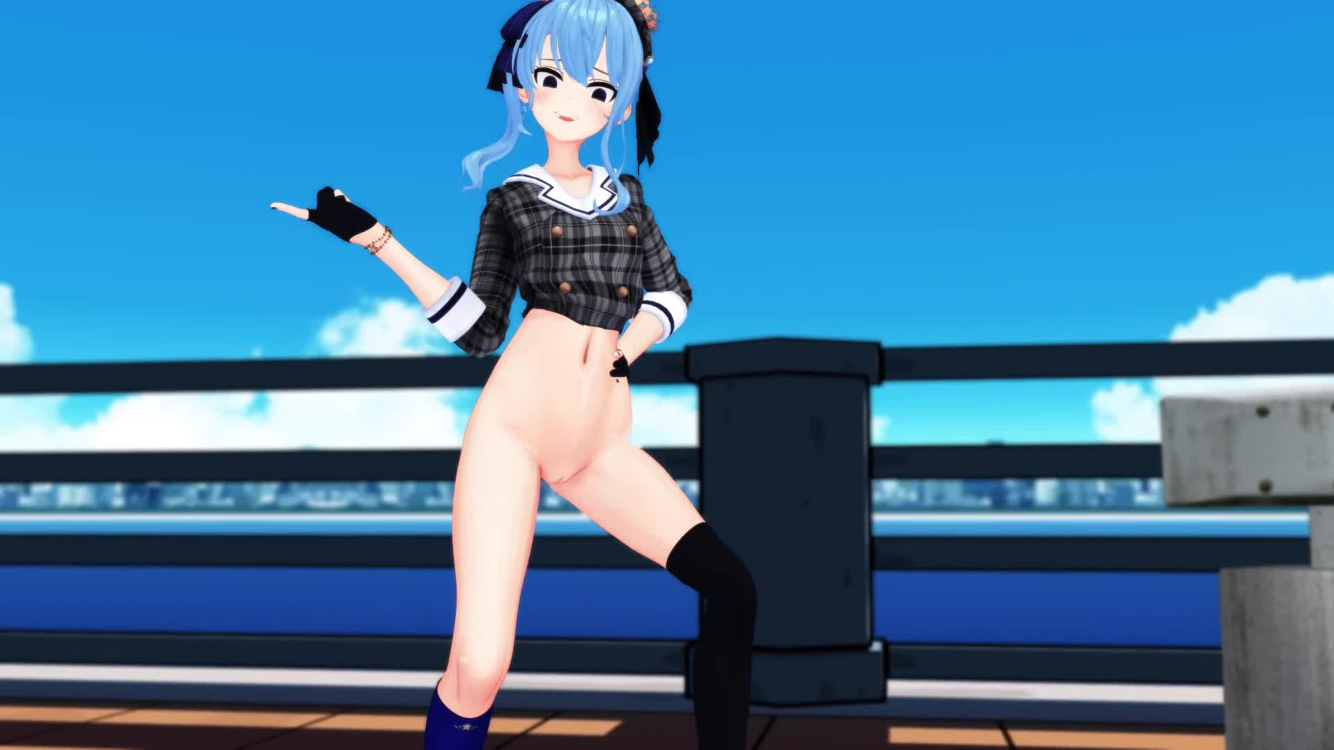 Suisei’s Naughty Dance – Hololive NSFW animation thumbnail