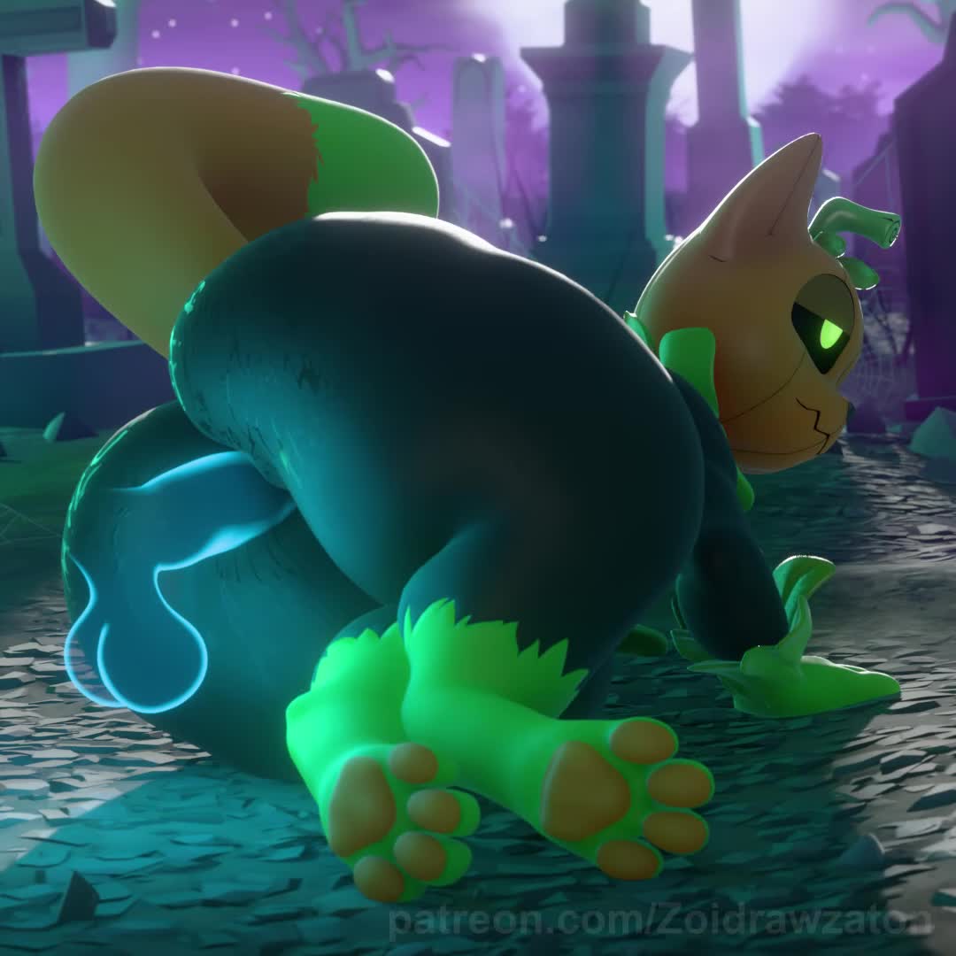 Pumkat Fucked by Ghost-Pumkat NSFW animation thumbnail