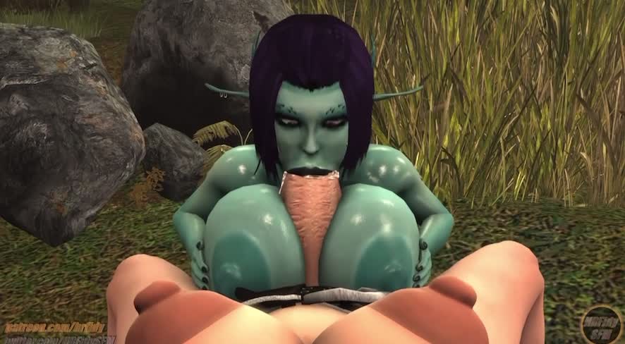 Soria’s Cum-Filled Titjob – Futa POV NSFW animation thumbnail