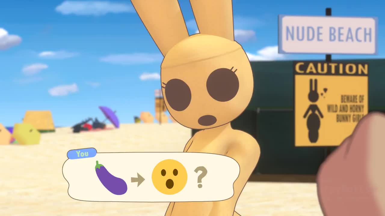 Villager Creampies Coco on Nude Beach – Animal Crossing NSFW animation thumbnail