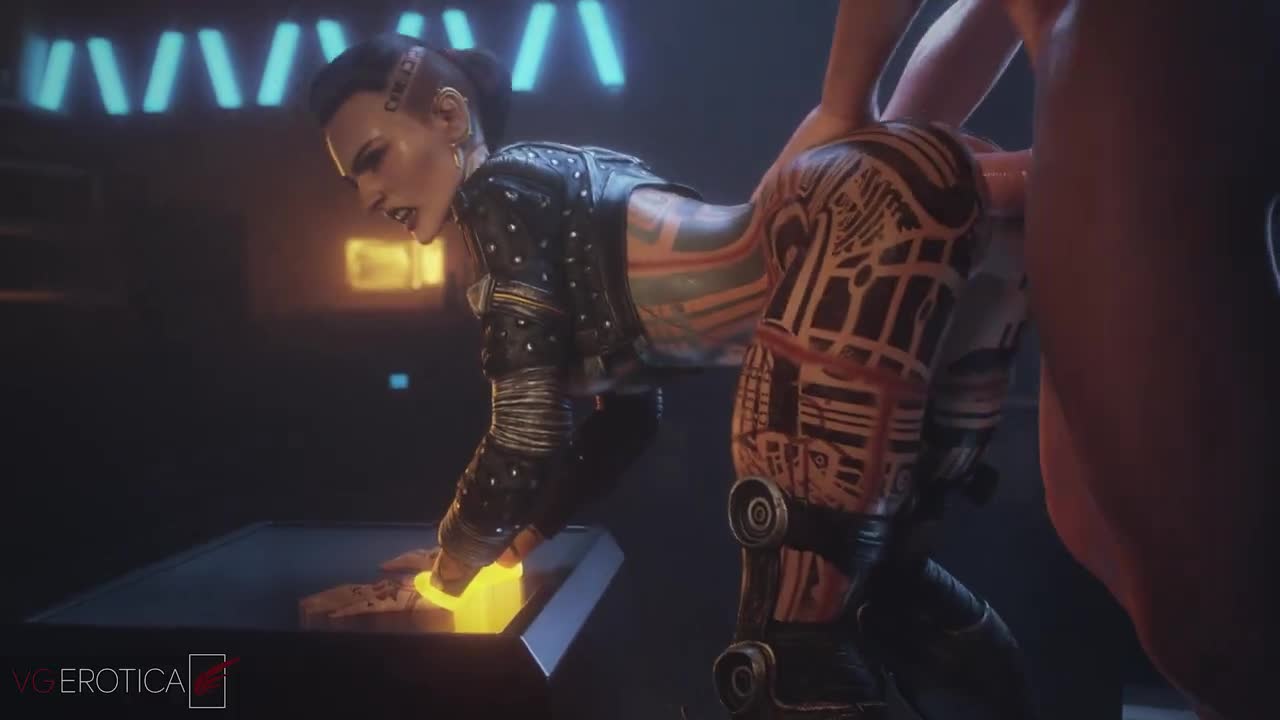 Jack’s Anal Tattoo Show – Mass Effect NSFW animation thumbnail