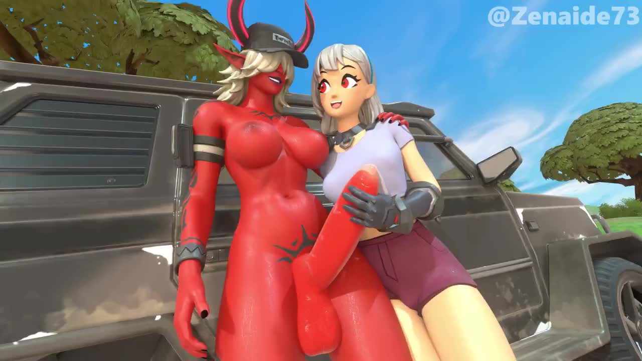 Lexa’s Mating Press Creampie – Fortnite NSFW animation thumbnail