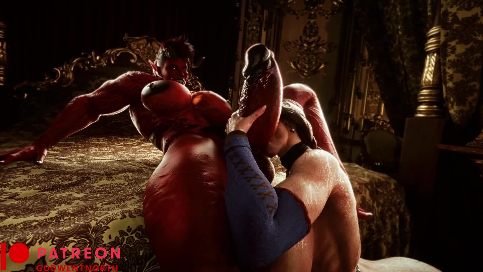 Karlach Face-Fucks Cerys – Baldur’s Gate 3 NSFW animation thumbnail