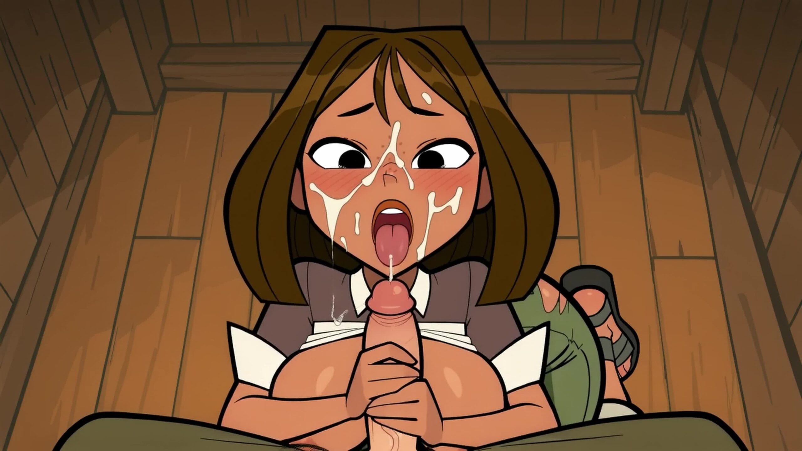 Courtney’s Handjob and Cumshot – Total Drama NSFW animation thumbnail