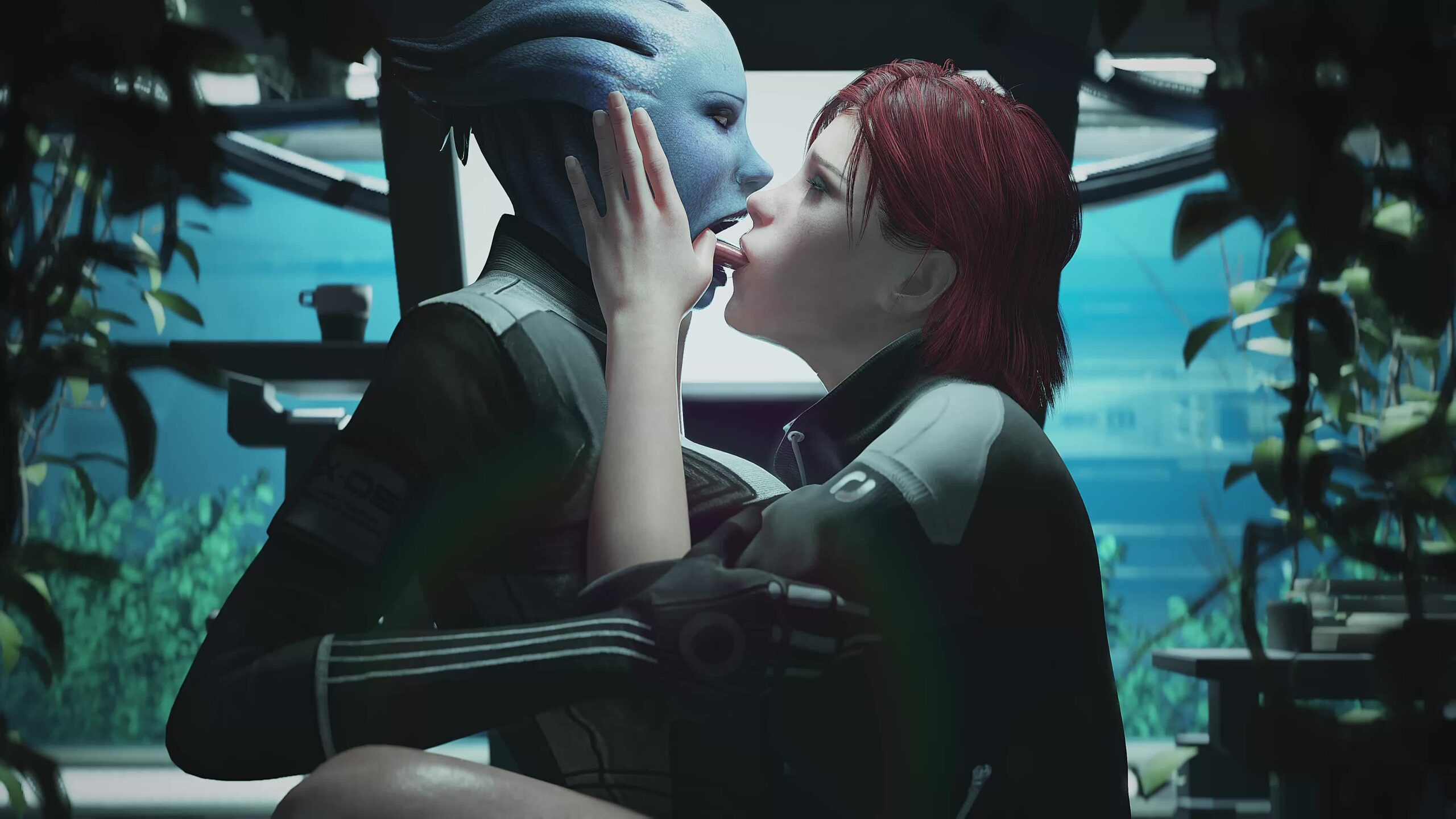 Liara Dominates Shepard Tonguejob – Mass Effect NSFW animation thumbnail