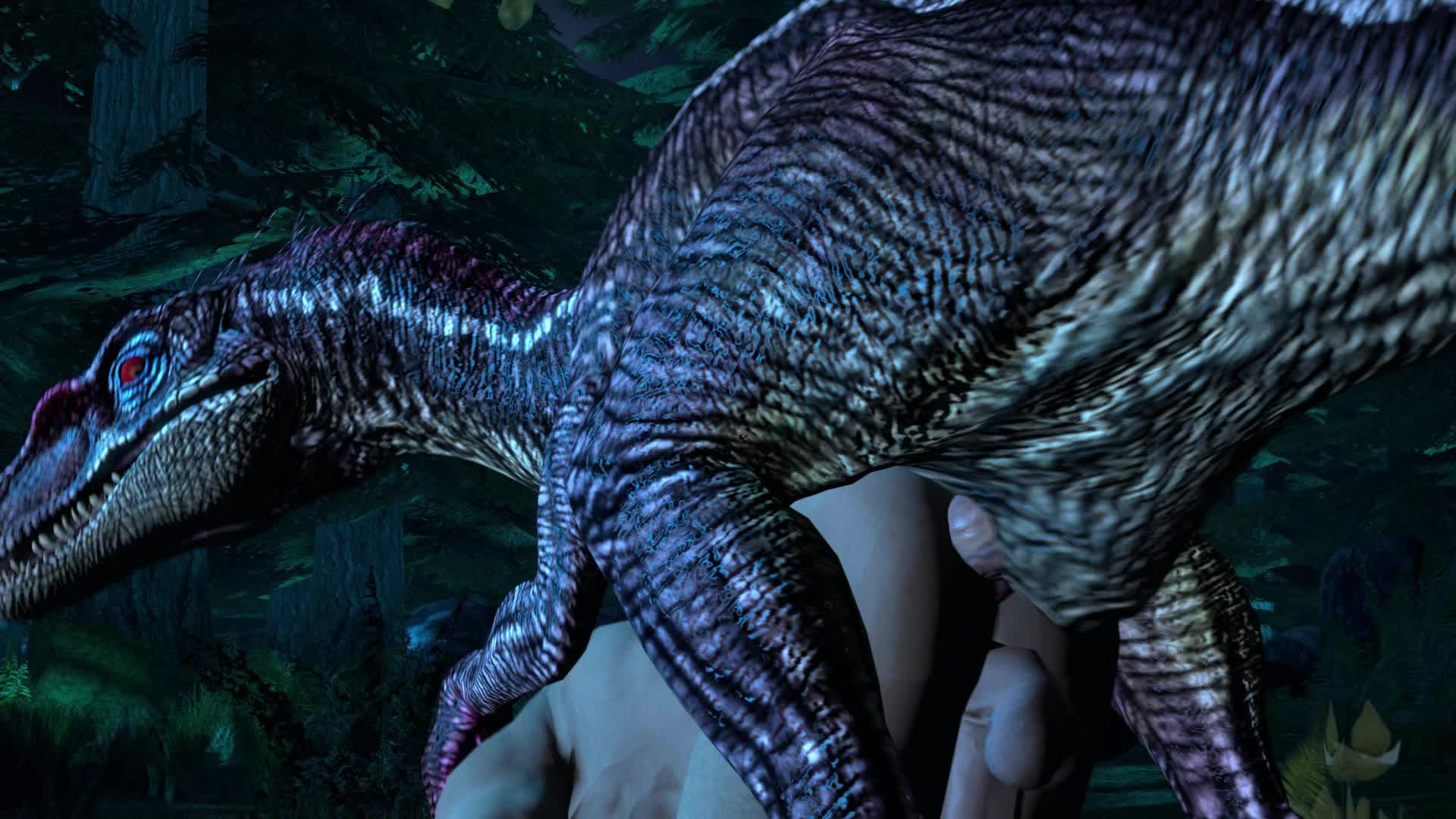 Human Knotted by Red Raptor Ass – Jurassic World NSFW animation thumbnail