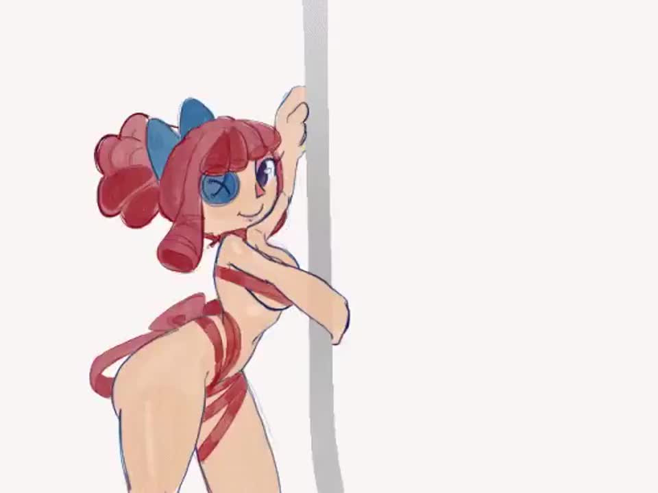 Ragatha Teasing Pole Dance – Amazing Digital Circus NSFW animation thumbnail