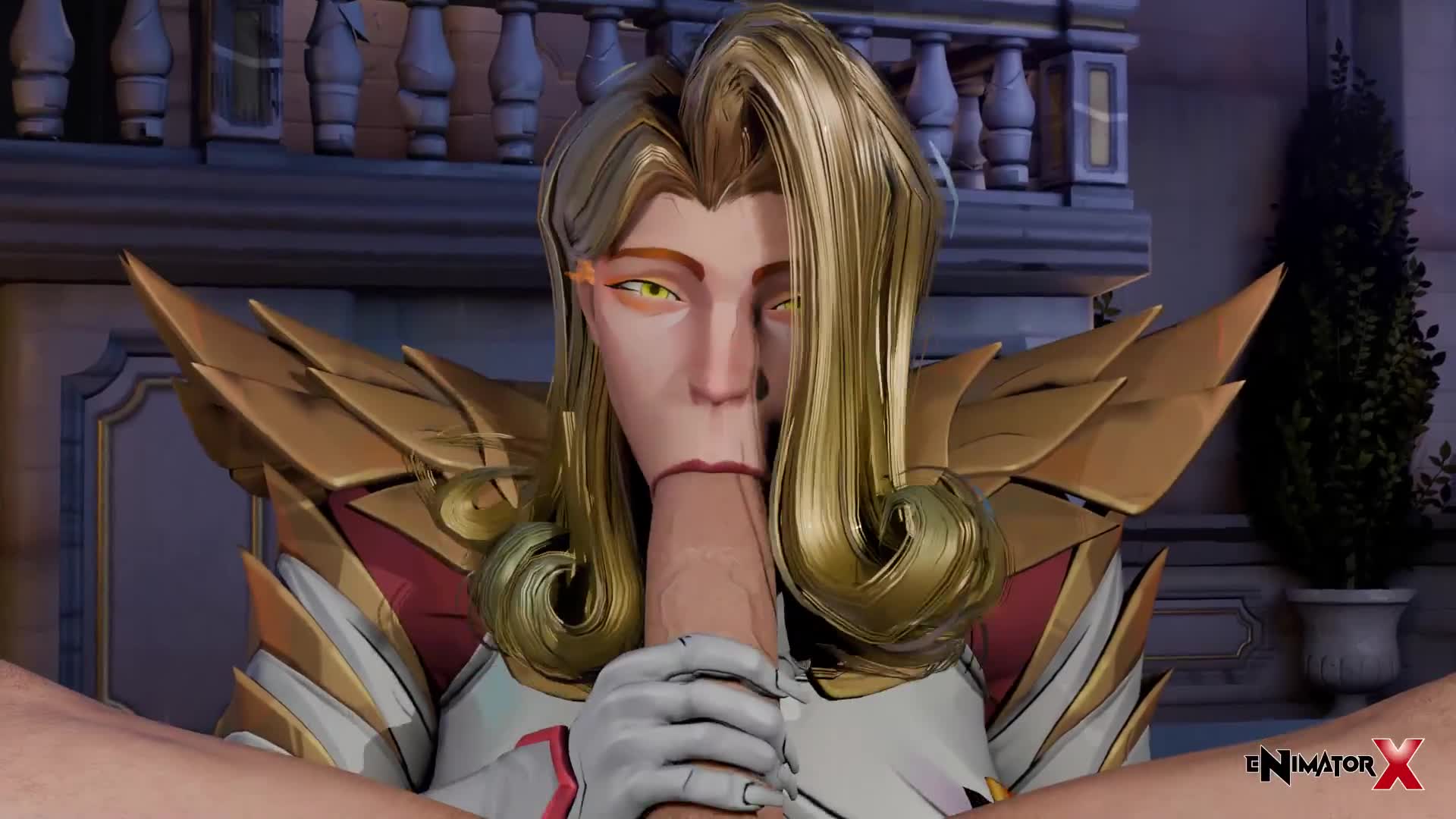 Emma Frost Mommy Kink Handjob Blowjob – Marvel Rivals NSFW animation thumbnail