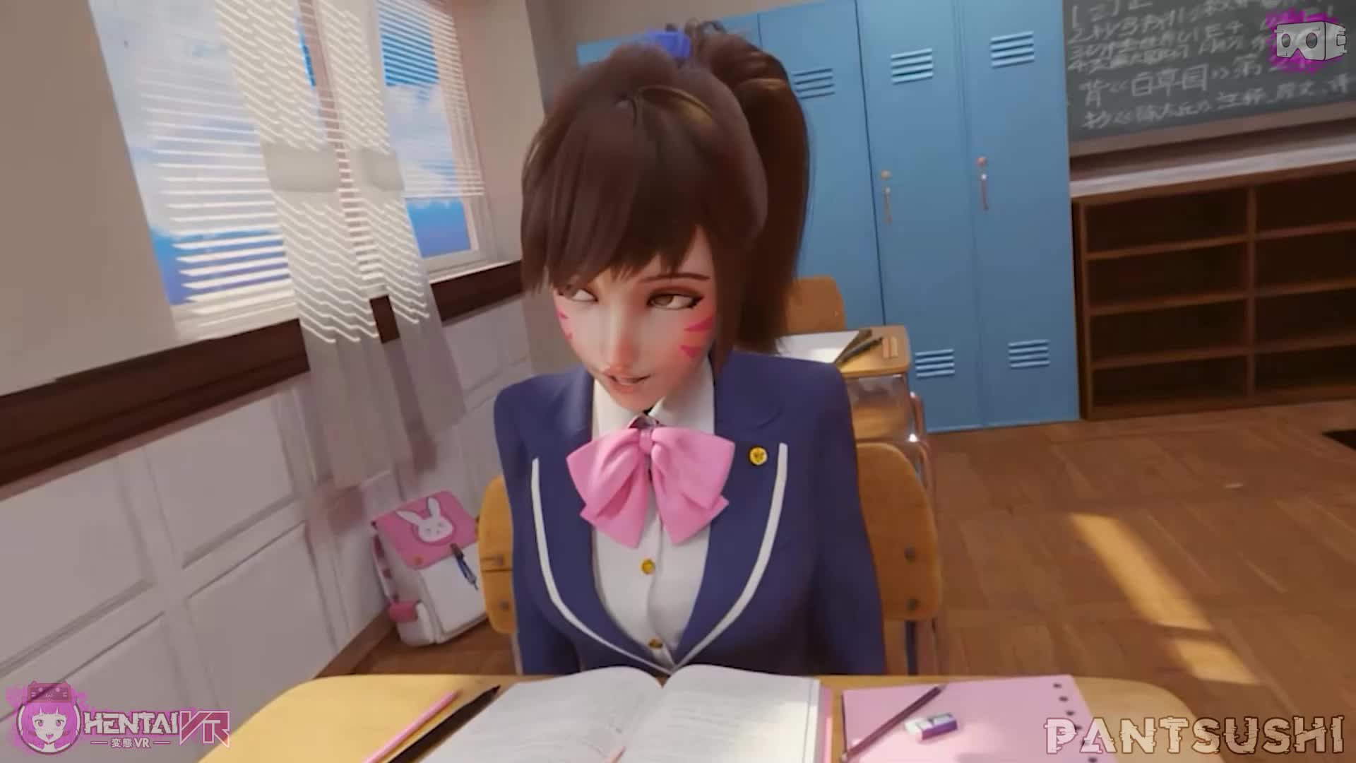 D.Va’s Classroom Anal Creampie – Overwatch NSFW animation thumbnail