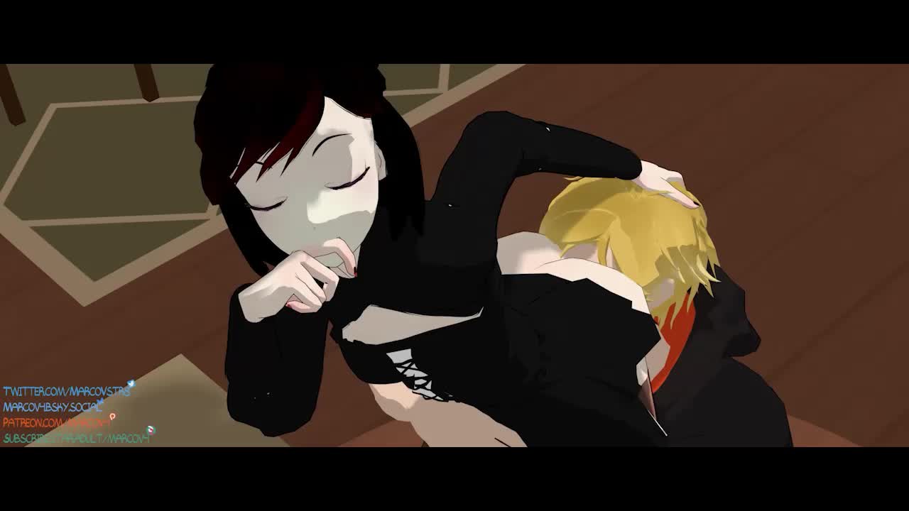 Jaune Ruby Summer Threesome – RWBY NSFW animation thumbnail