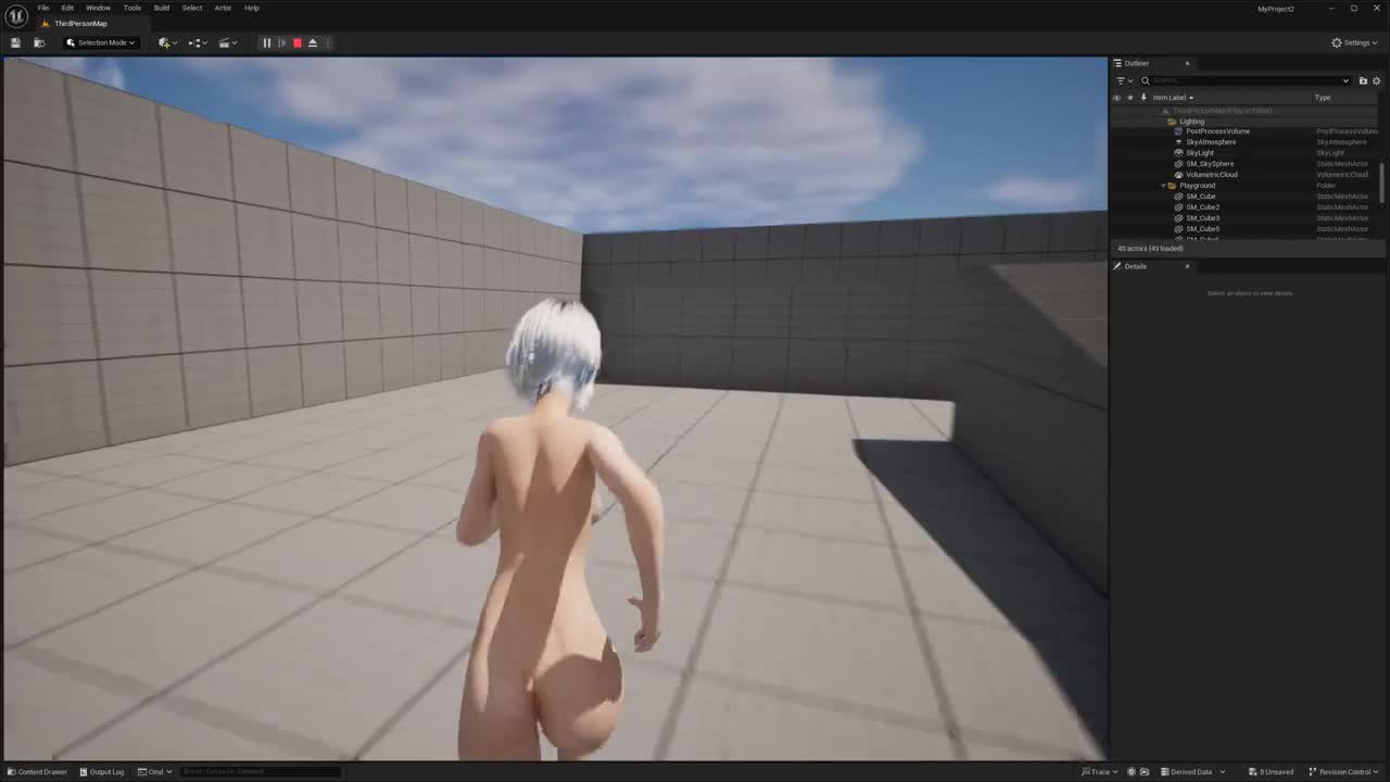 2B Nude Running Workout – Nier: Automata NSFW animation thumbnail