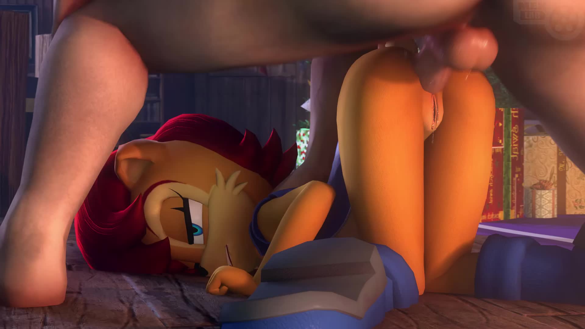 Sally Acorn Anal Pounded by Human – Sonic the Hedgehog NSFW animation thumbnail
