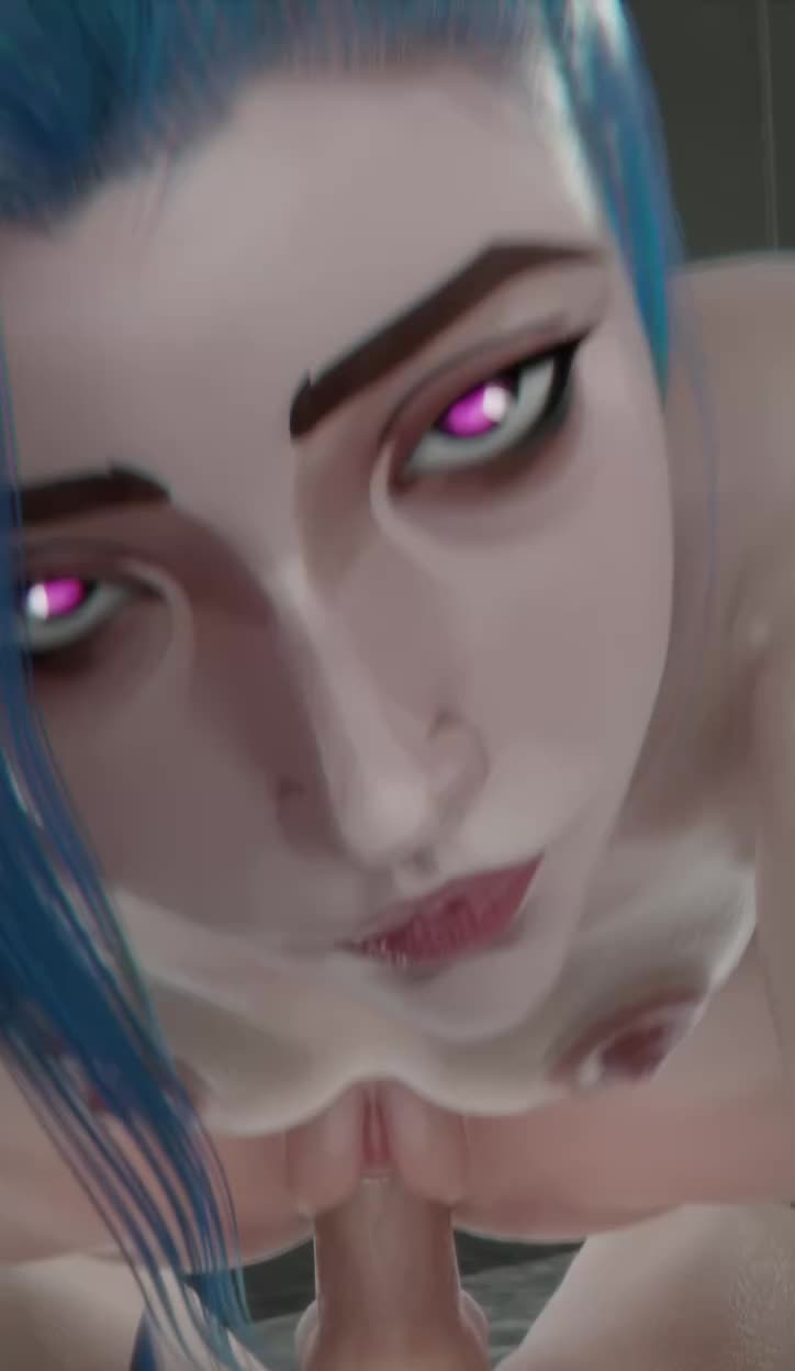 Jinx Curvy Cowgirl Ride and Creampie – Arcane NSFW animation thumbnail