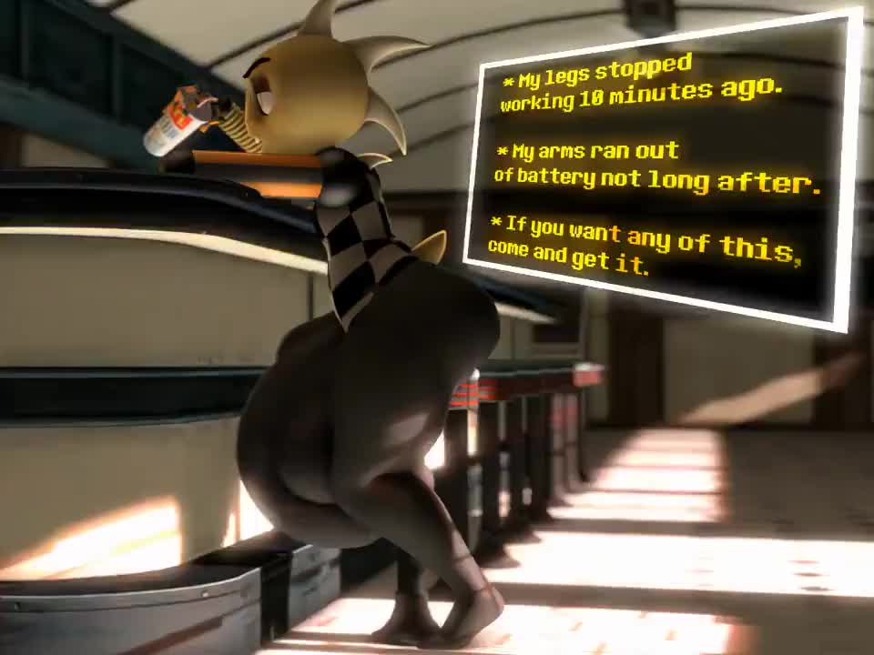 Kit Monster Kid Femboy Ass Tease – Undertale NSFW animation thumbnail