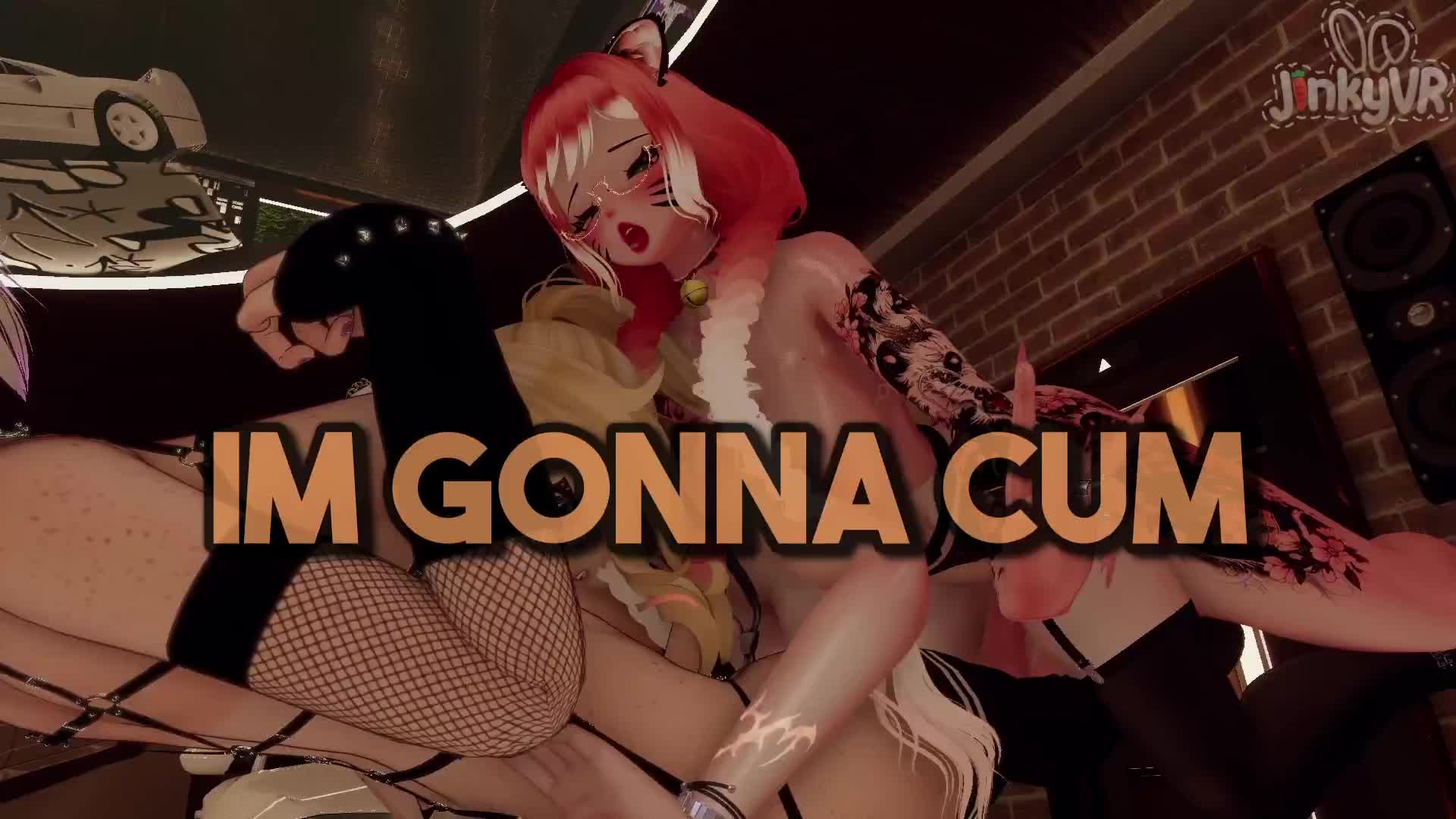 Blonde Bunny Girl DP’d by Two Futas -JinkyVR NSFW animation thumbnail