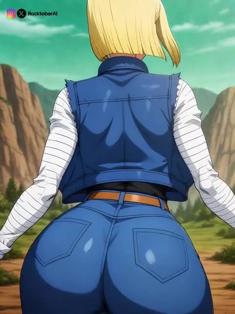 Android 18 Fingers Dripping Pussy – Dragon Ball Z NSFW animation thumbnail