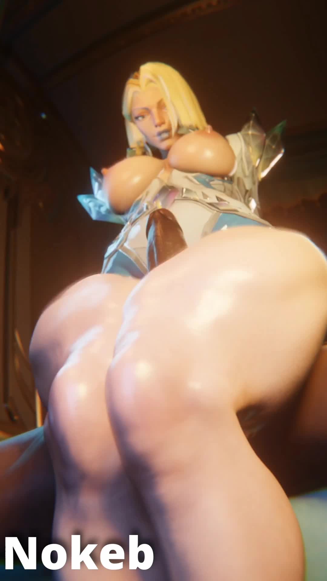 Emma Frost Thighjob on BBC – Marvel Rivals NSFW animation thumbnail