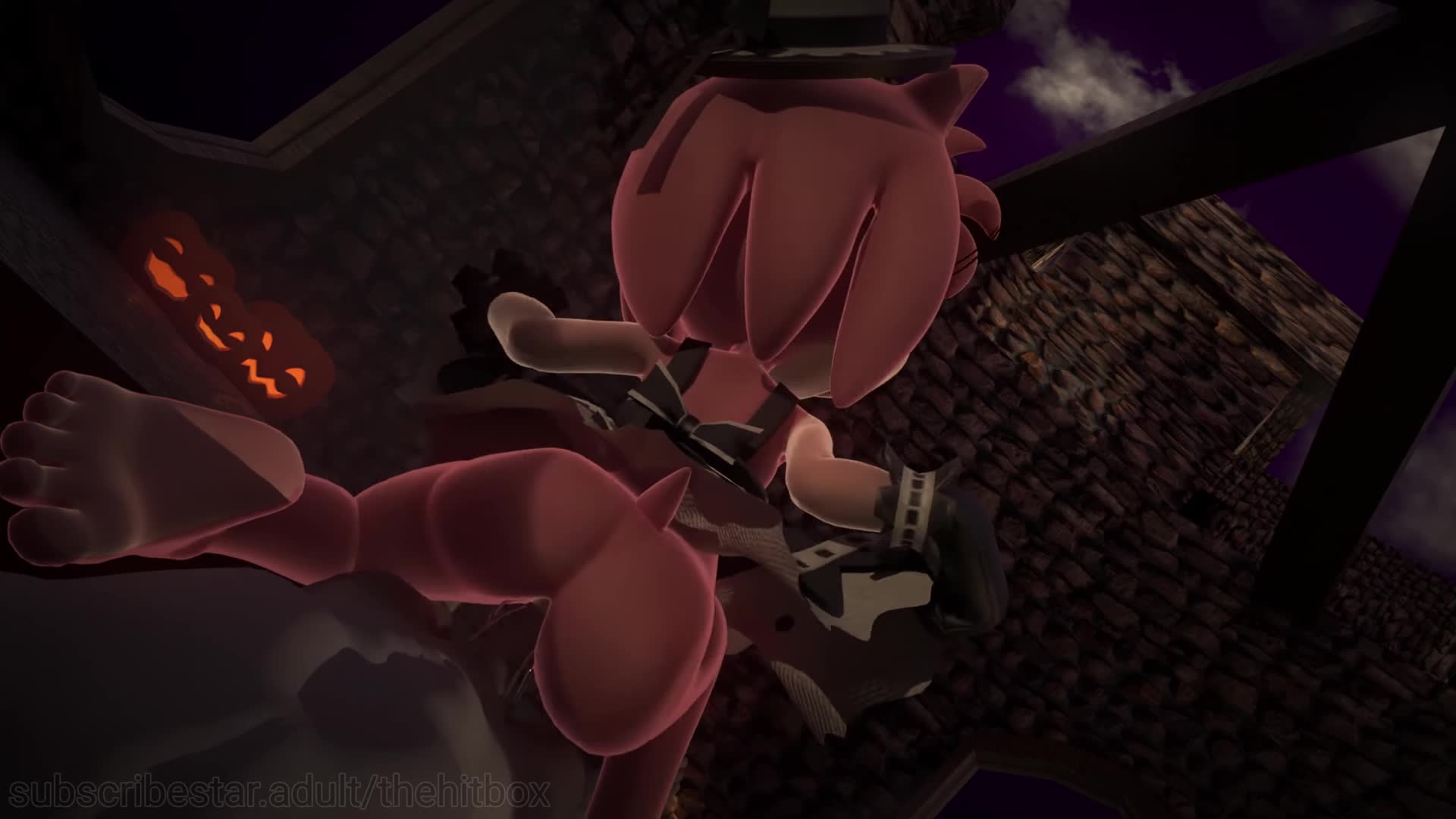 Possessed Amy Rose Rides Human Cock -Sonic NSFW animation thumbnail