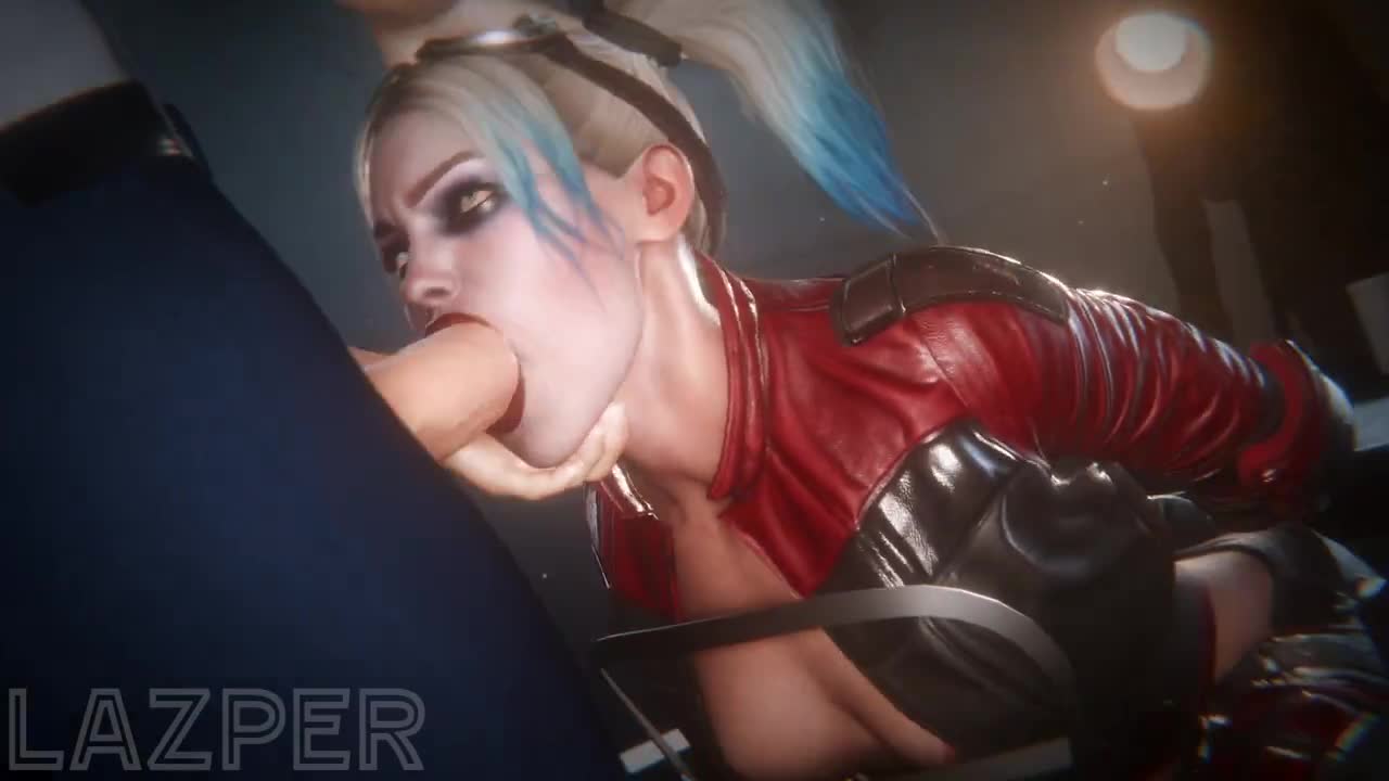 Harley Quinn Throat Fucked by Batman – Injustice 2 NSFW animation thumbnail