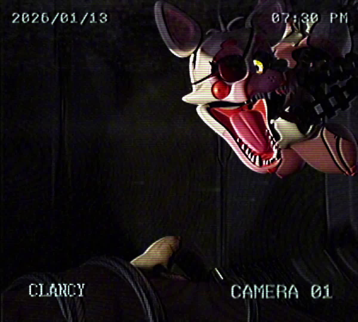 Mangle Femdom Deepthroat Blowjob – FNAF 2 NSFW animation thumbnail
