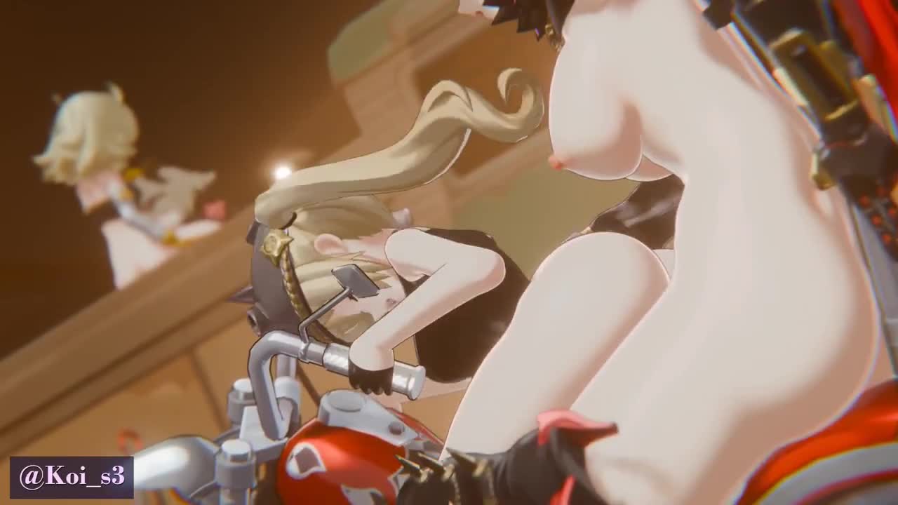 Caesar King Futa Fucks Lucy on Motorcycle -Zenless Zone Zero NSFW animation thumbnail