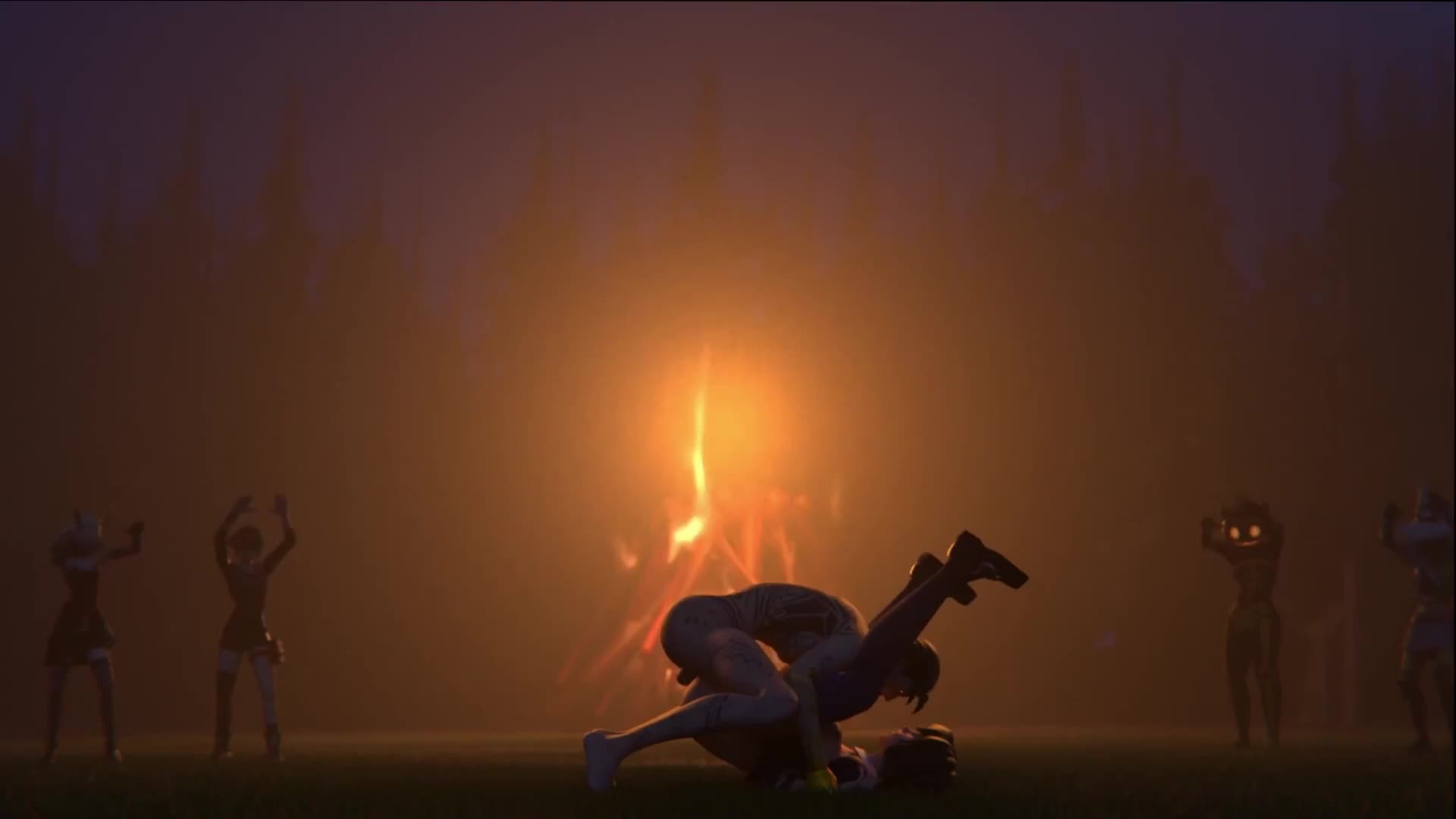 Helsie & Lexa Ride Midas Cock -Fortnite NSFW animation thumbnail