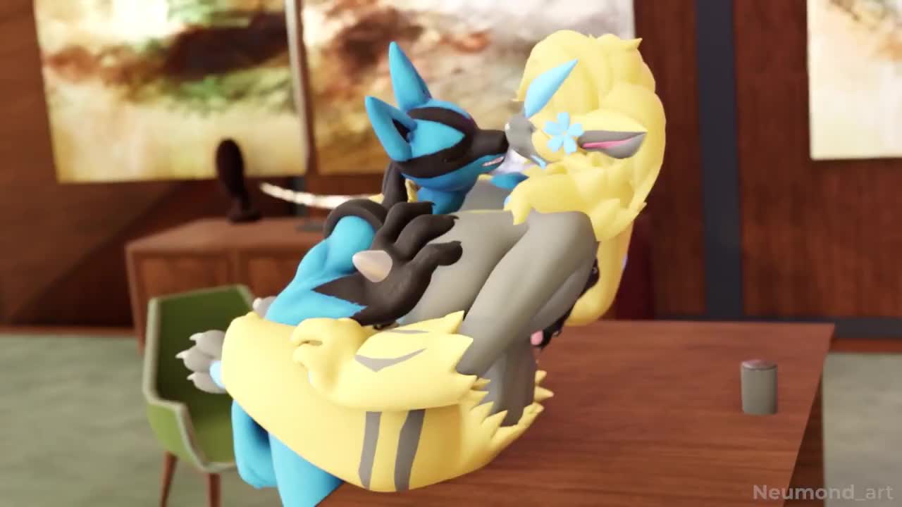 Busty Aurora Fucked by Lucario & Zeraora – Pokémon NSFW animation thumbnail