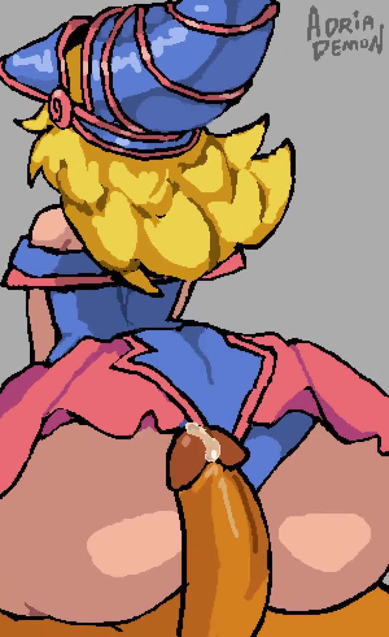 Dark Magician Girl Rides Summoner Cock Cowgirl – Yu-Gi-Oh! NSFW animation thumbnail