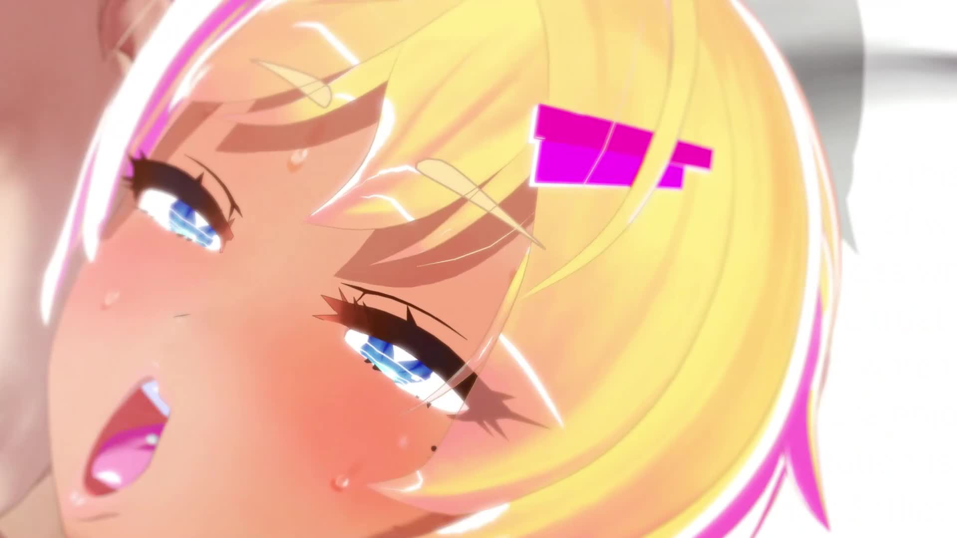 Bratty Gyaru Schoolgirl Rides Older Bald Man -One Room Gal NSFW animation thumbnail