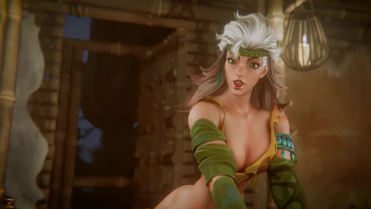 Rogue Big Ass Cowgirl Domination – Marvel Rivals NSFW animation thumbnail