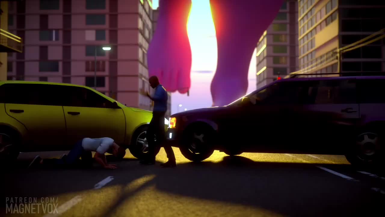 Amy Rose & Rouge Giantess Ass Expansion Destruction – Sonic NSFW animation thumbnail