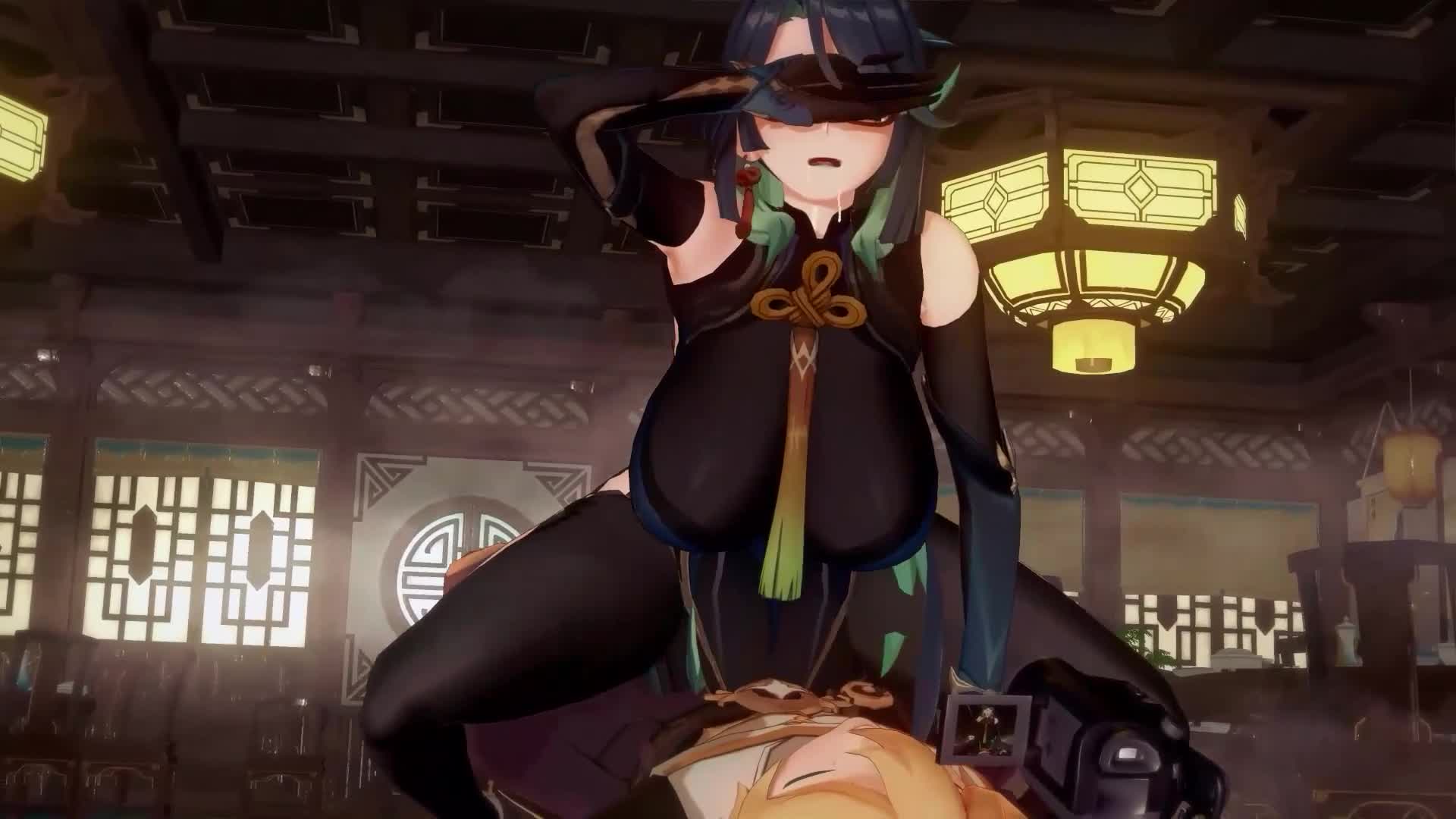 Aether Cumflates Busty Xianyun – Genshin Impact NSFW animation thumbnail