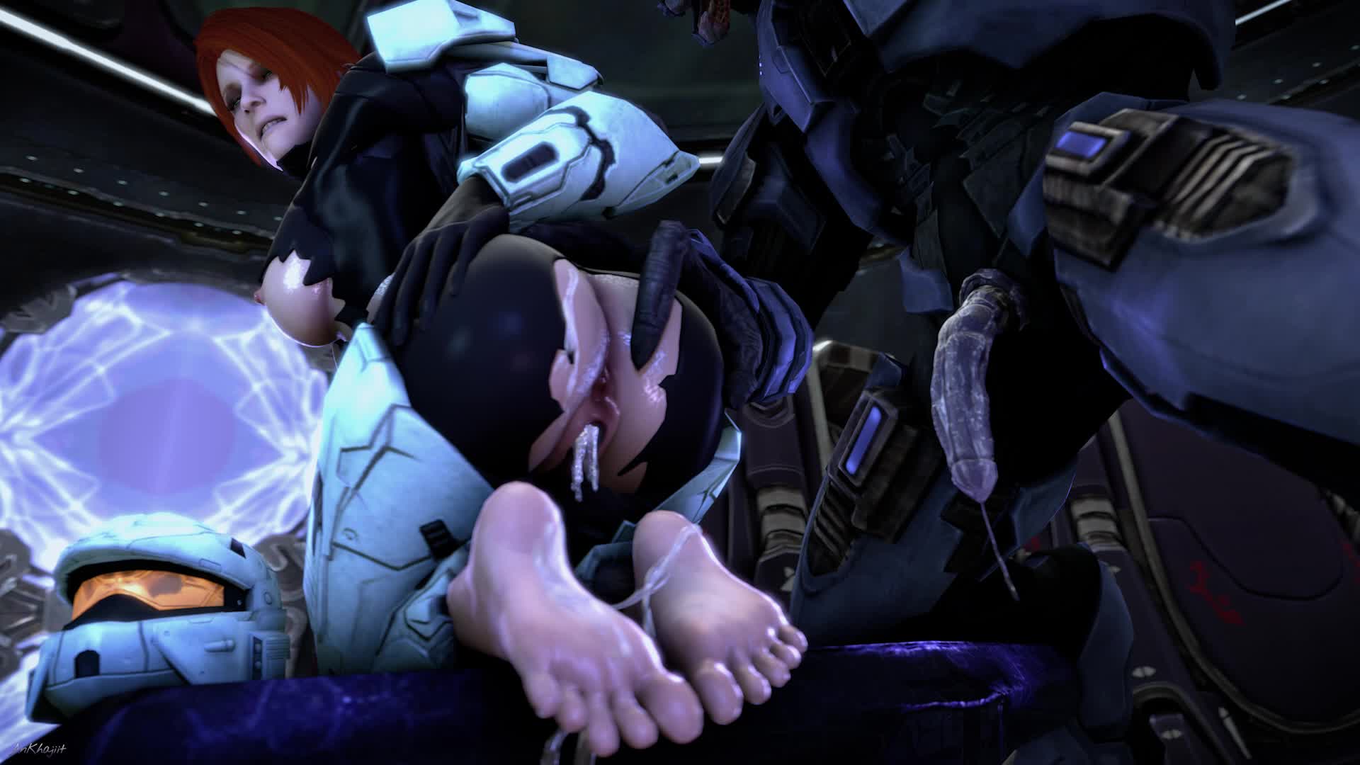 Agent Carolina Raped by Sangheili -Red vs Blue NSFW animation thumbnail