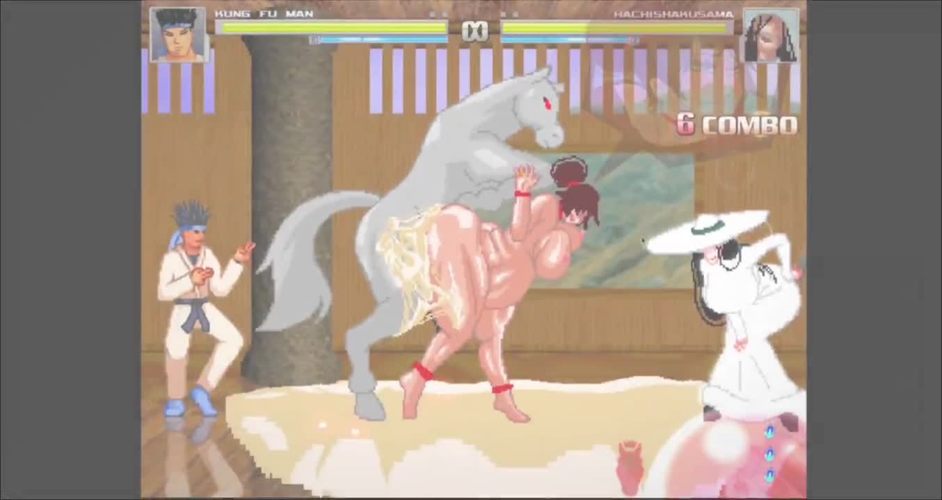 Hasshaku-sama Fucked by Horsecock – Yokai M.U.G.E.N NSFW animation thumbnail