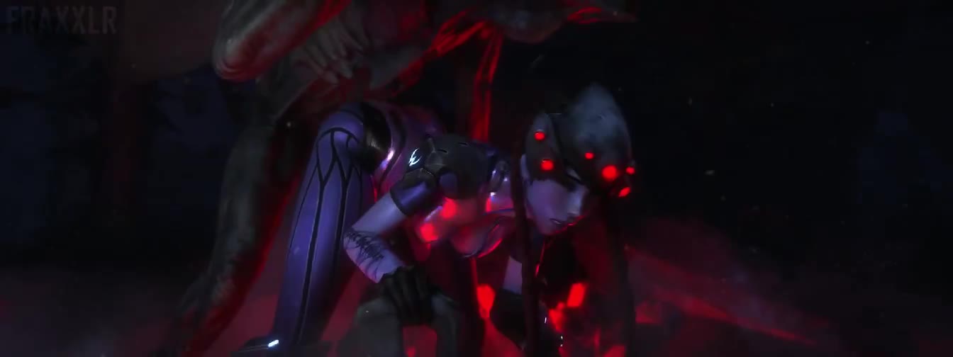 Monster Pounds Tracer D.Va Widowmaker Asses -Overwatch NSFW animation thumbnail