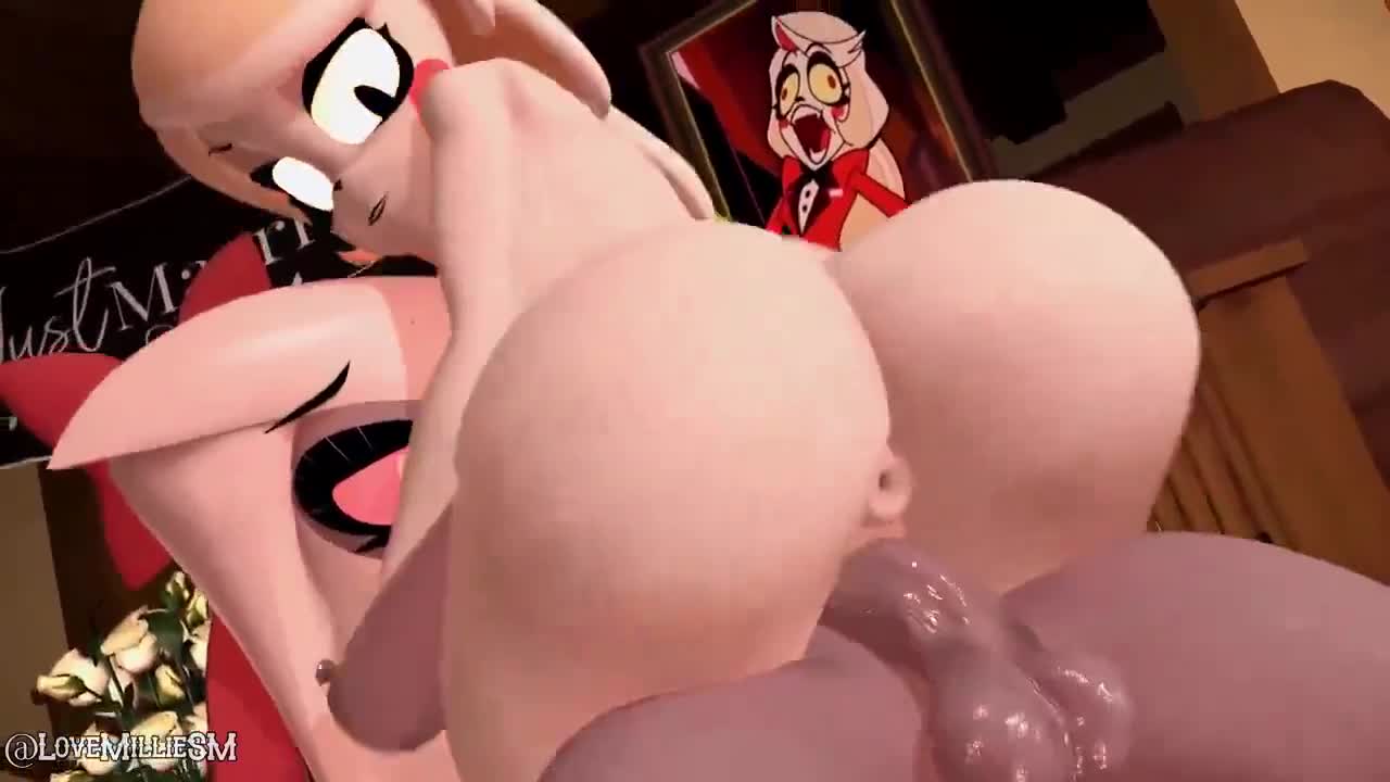 Vaggie Futa Pounds Charlie Morningstar – Hazbin Hotel NSFW animation thumbnail