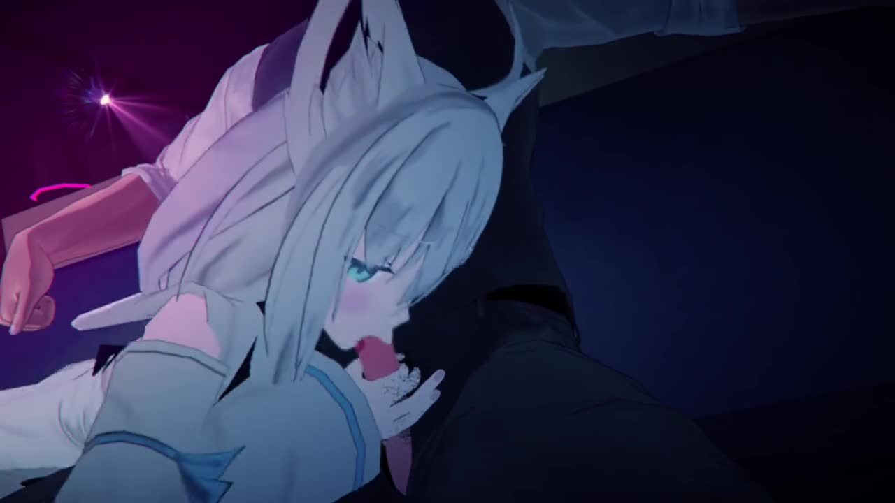 Fubuki & Matsuri Forced Blowjobs on Train – Hololive NSFW animation thumbnail