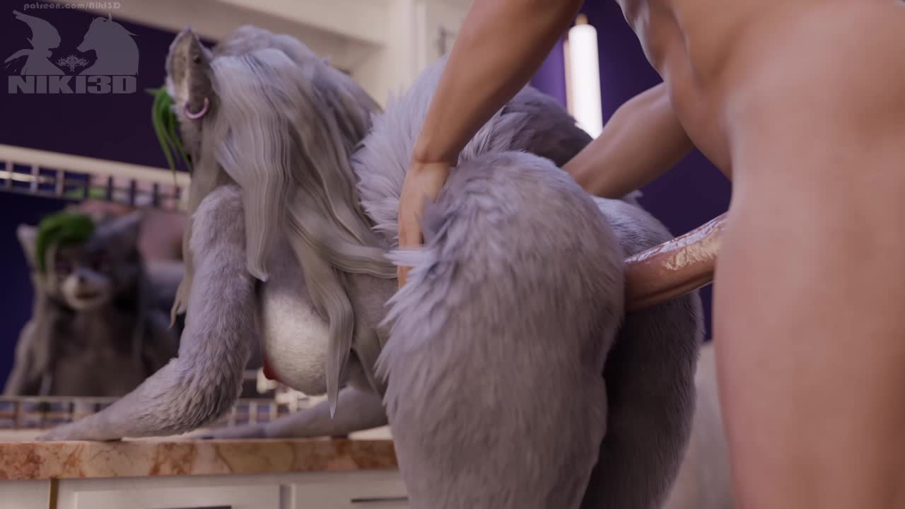 Roxanne Wolf Fucked Doggy by Human – FNAF Security Breach NSFW animation thumbnail