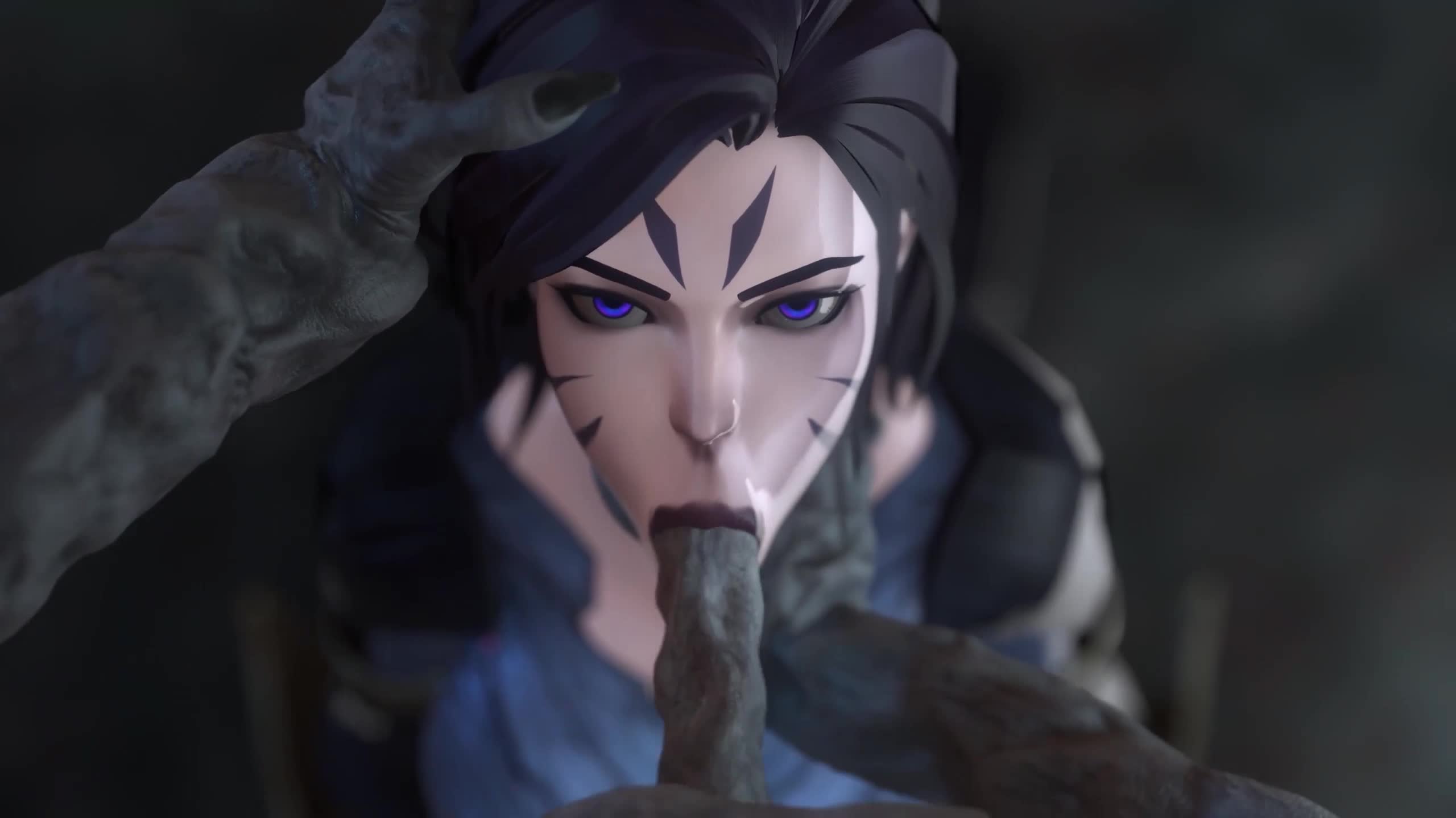 Kai’Sa Zombie Blowjob Face Piledriver – League of Legends NSFW animation thumbnail