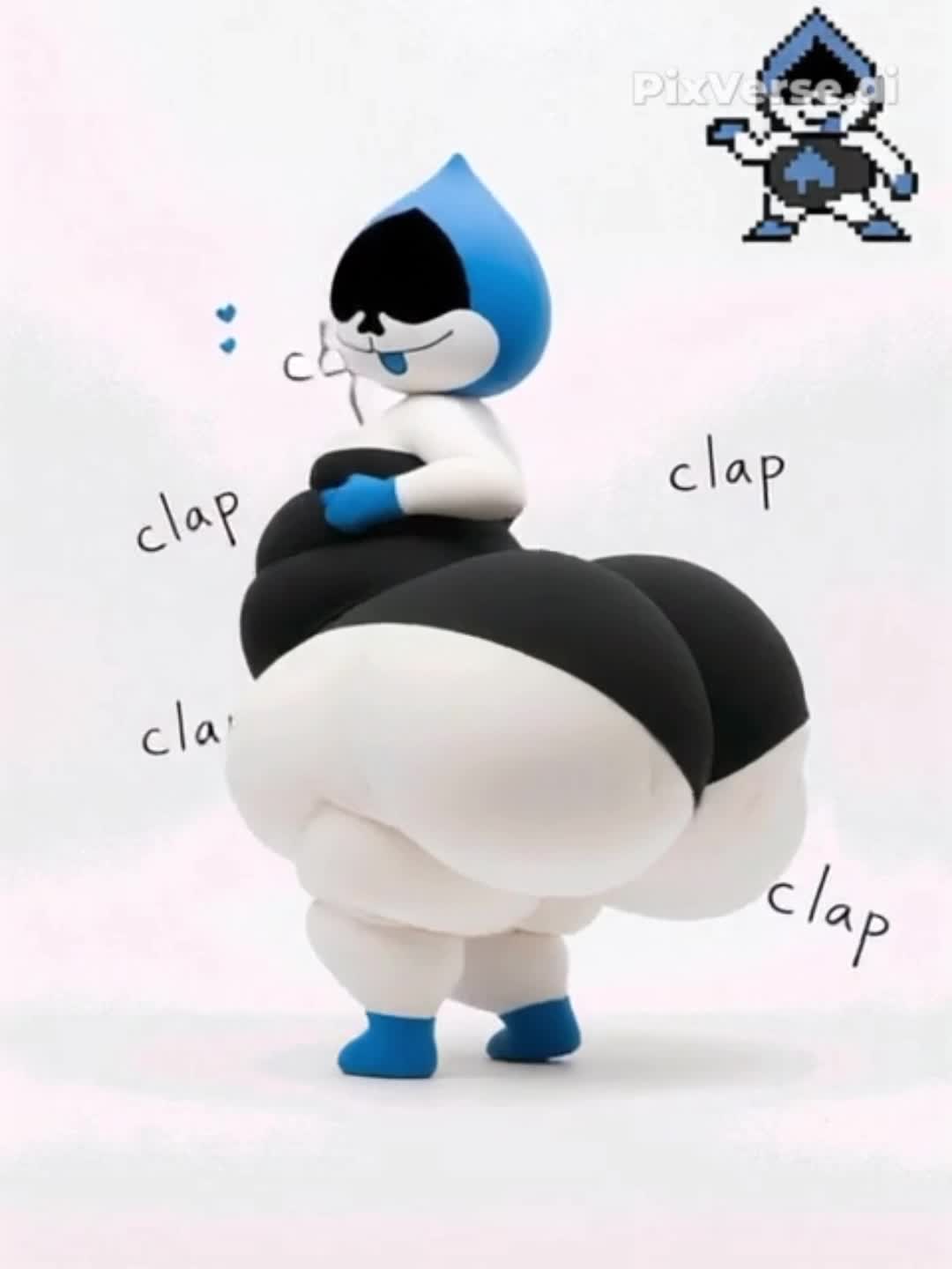 Lancer Femboy Clapping Big Ass – Deltarune NSFW animation thumbnail